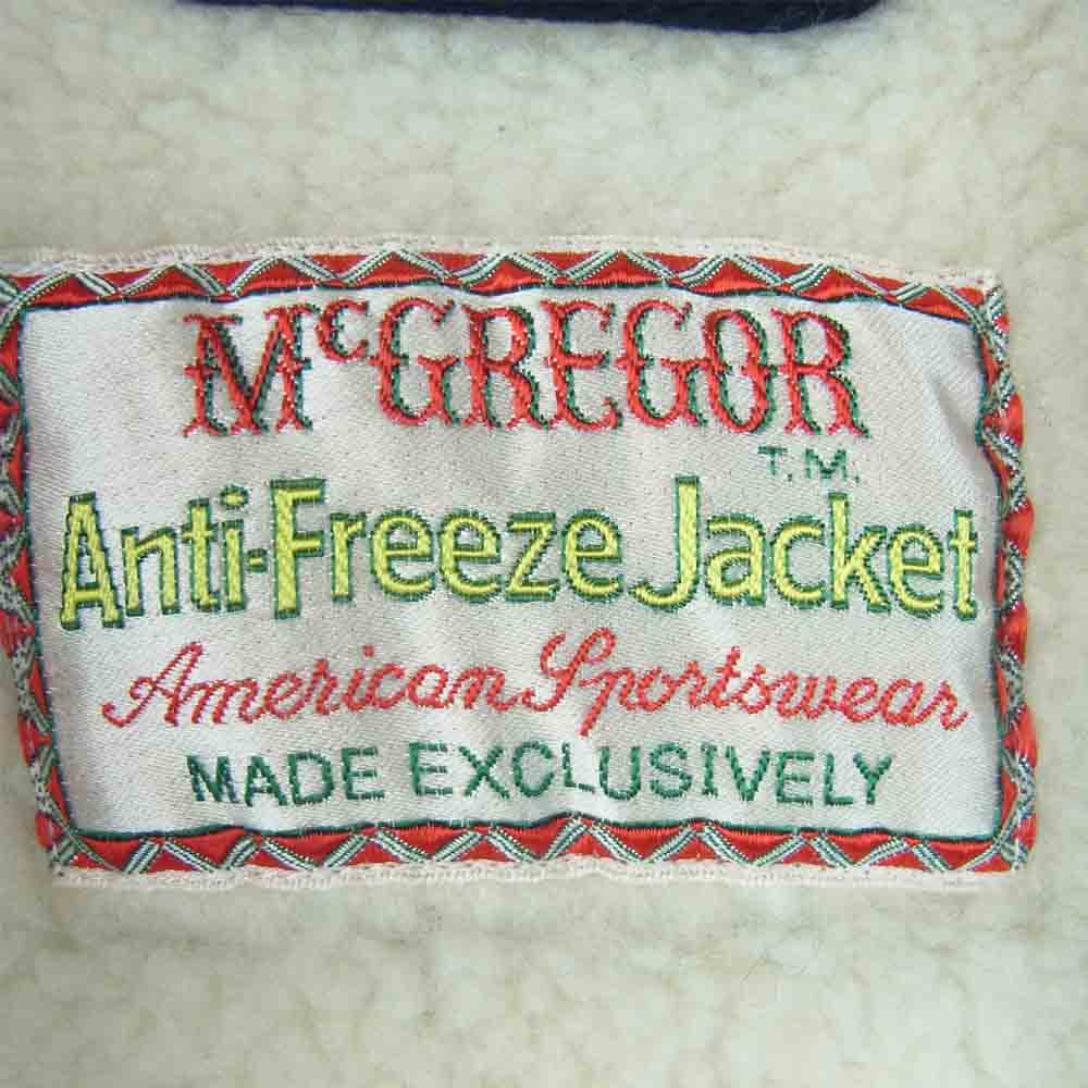 WACKO MARIA ワコマリア 15FW-WMO-MC09 MCGREGOR Anti Freeze Jacket マックレガー 裏ボア アンチ フリーズ ジャケット ネイビー系 L【新古品】【未使用】【中古】