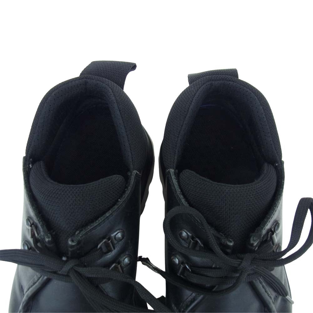 PRADA プラダ レザー チロリアン モックトゥ ブーツ 7 1/2【中古】