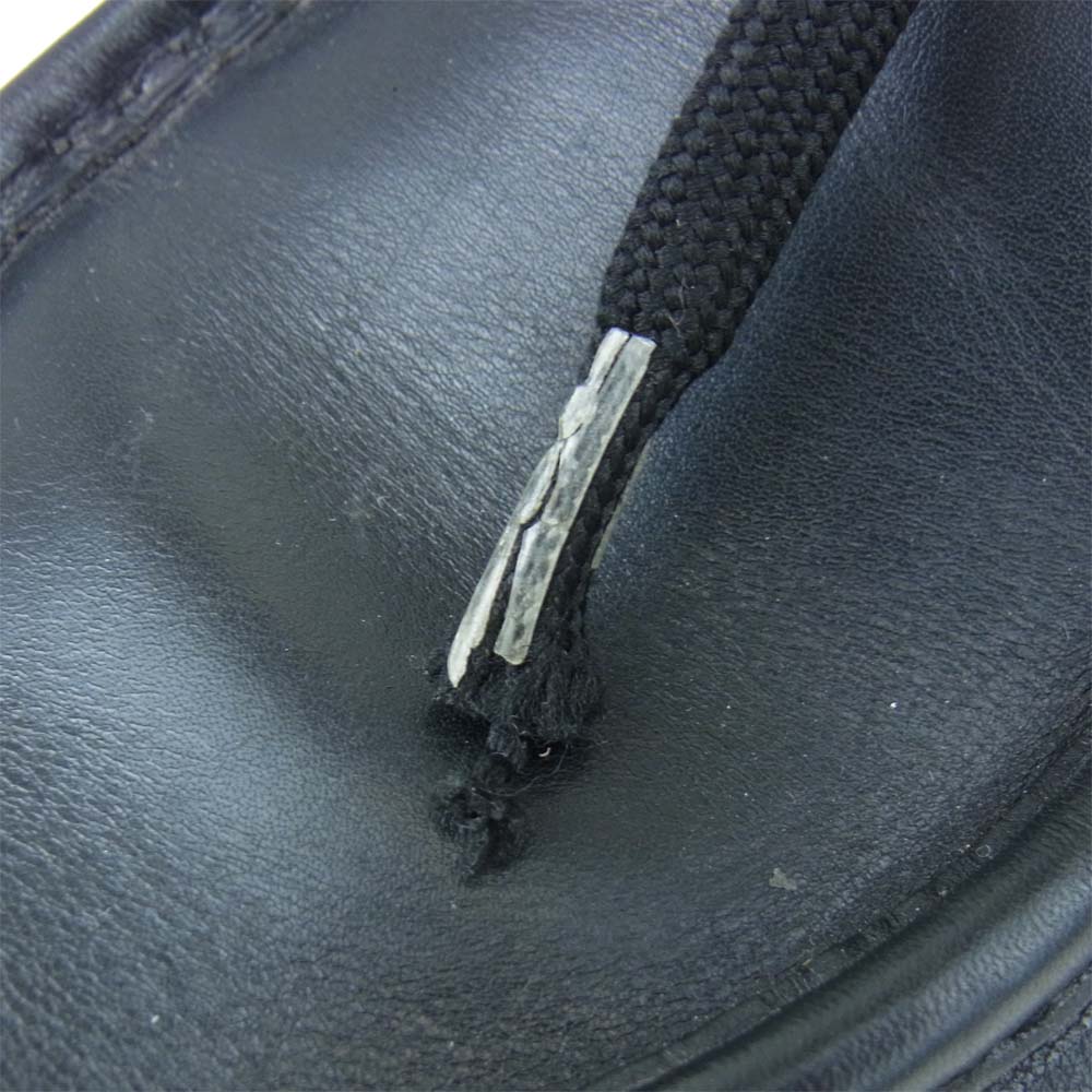 PRADA プラダ レザー チロリアン モックトゥ ブーツ 7 1/2【中古】