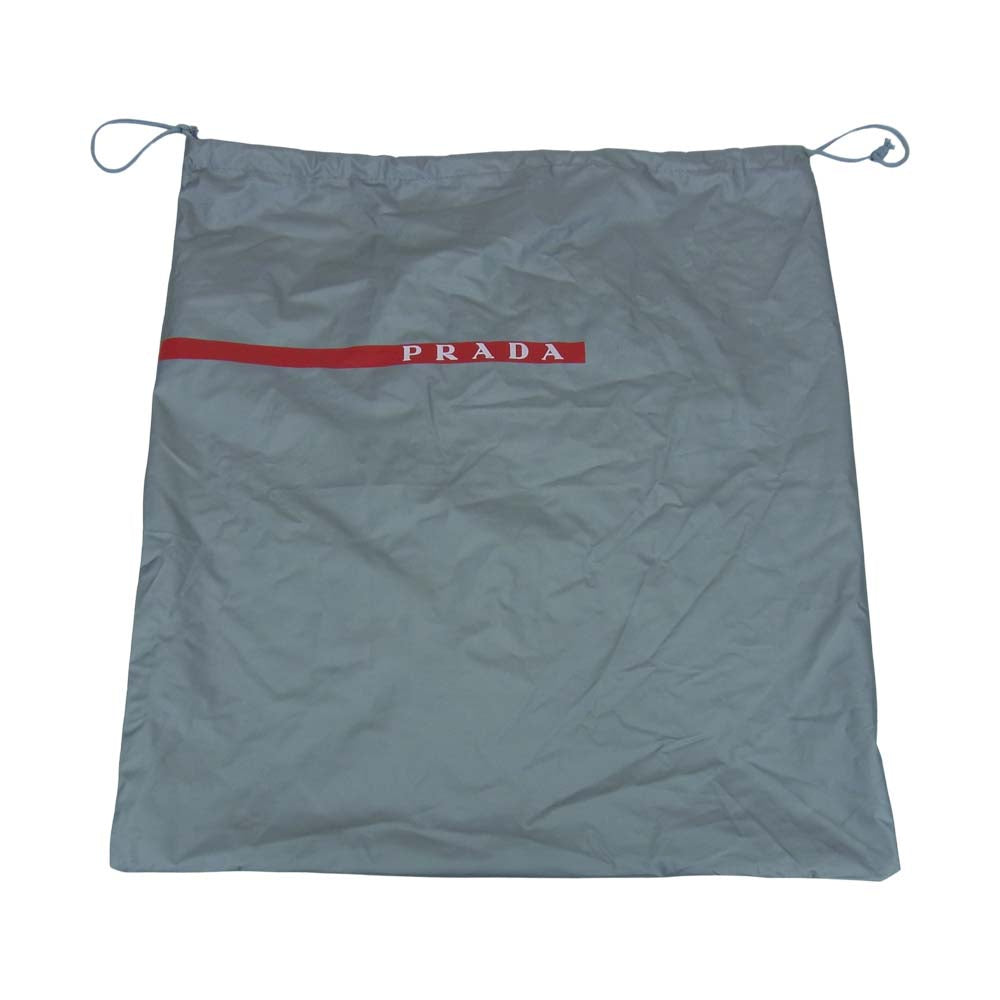 PRADA プラダ レザー チロリアン モックトゥ ブーツ 7 1/2【中古】