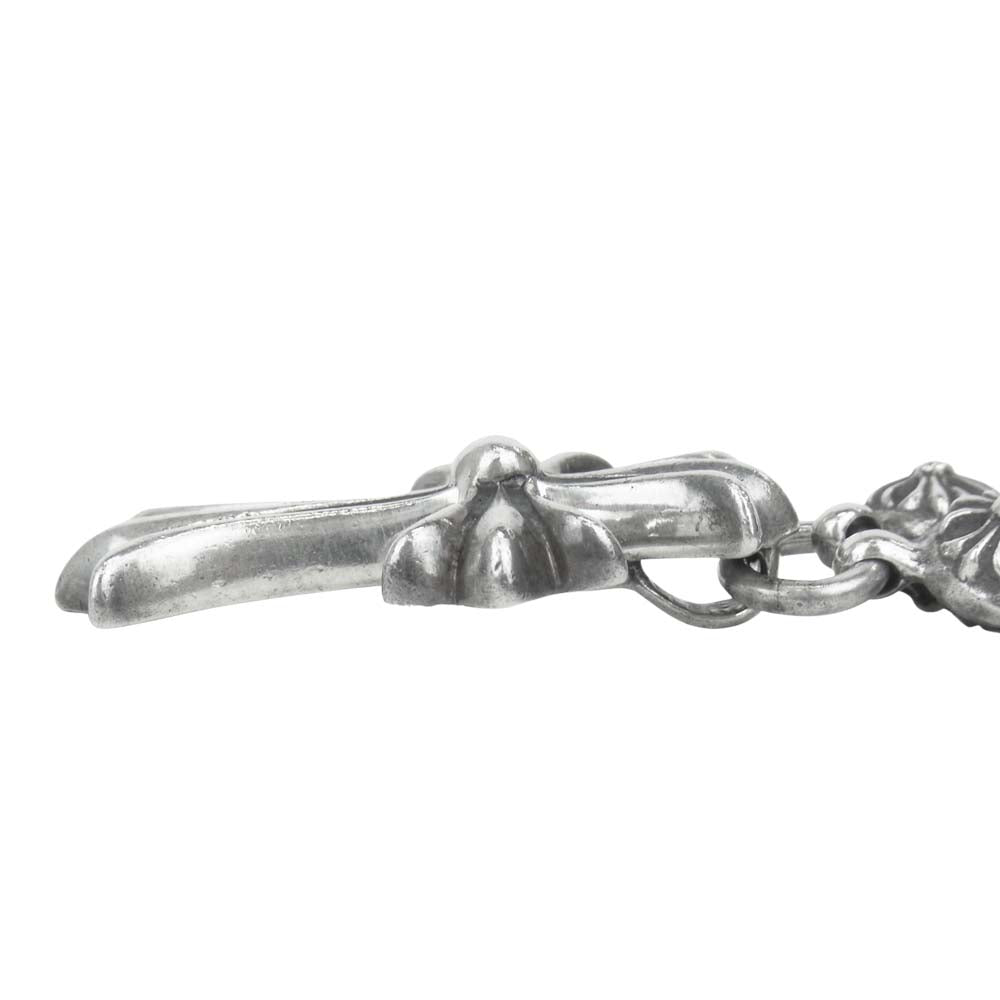 CHROME HEARTS クロムハーツ（原本無） スモール CHクロス クロスボール ネックレス シルバー系【中古】