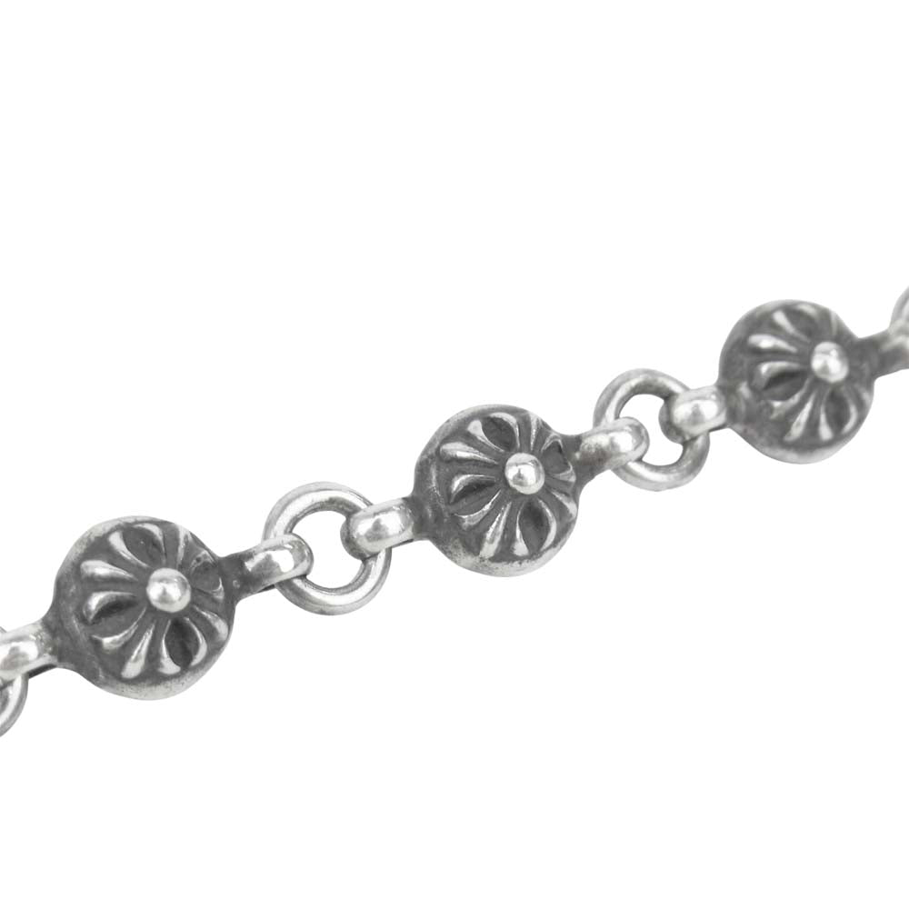 CHROME HEARTS クロムハーツ（原本無） スモール CHクロス クロスボール ネックレス シルバー系【中古】