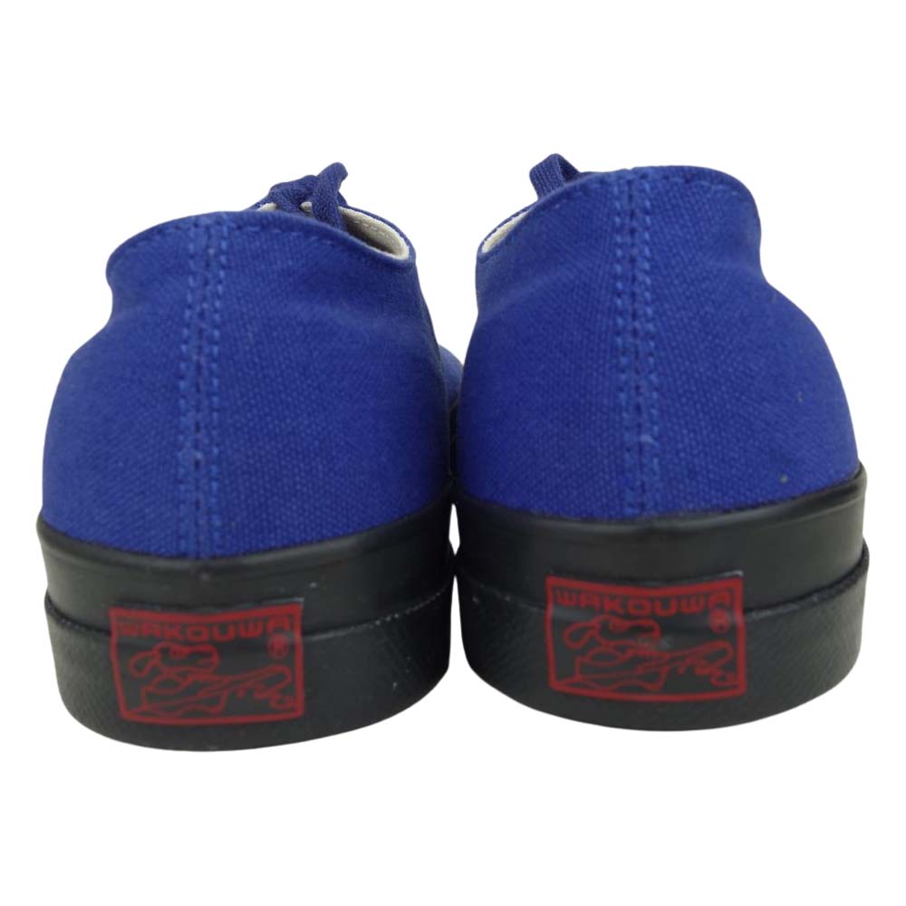 ANATOMICA アナトミカ 540-551-0103 WAKOUWA ワクワ WAK DECK SHOES LOW デッキシューズ ロー スニーカー ブルー系 25ｃｍ【新古品】【未使用】【中古】