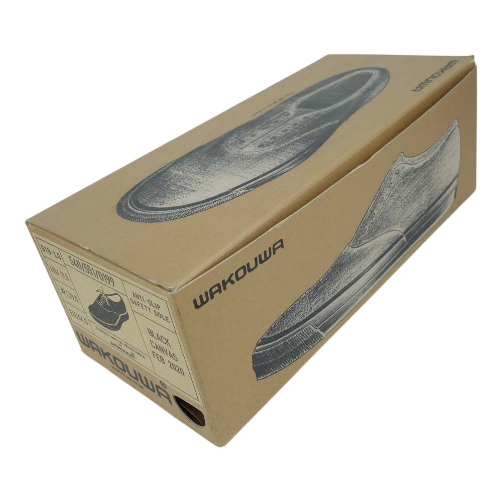 ANATOMICA アナトミカ 540-551-0199 WAKOUWA ワクワ WAK DECK SHOES LOW デッキシューズ ロー スニーカー ブラック系 29.5cm【新古品】【未使用】【中古】