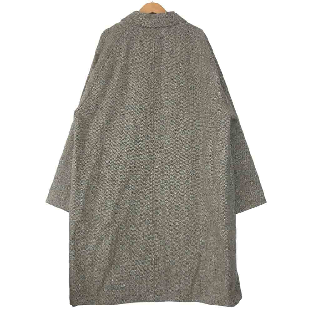 ANATOMICA アナトミカ 530-562-01 SINGLE RAGLAN II 高密度コットンギャバジン ウール リバーシブル シングルラグラン コート ベージュ系 グリーン系 48【新古品】【未使用】【中古】
