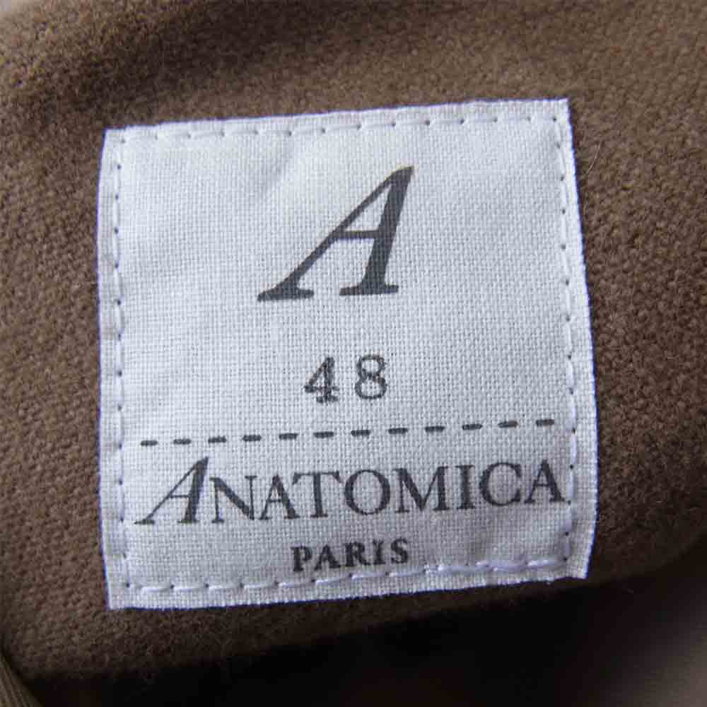 ANATOMICA アナトミカ 530-562-01 SINGLE RAGLAN II 高密度コットンギャバジン ウール リバーシブル シングルラグラン コート ベージュ系 グリーン系 48【新古品】【未使用】【中古】