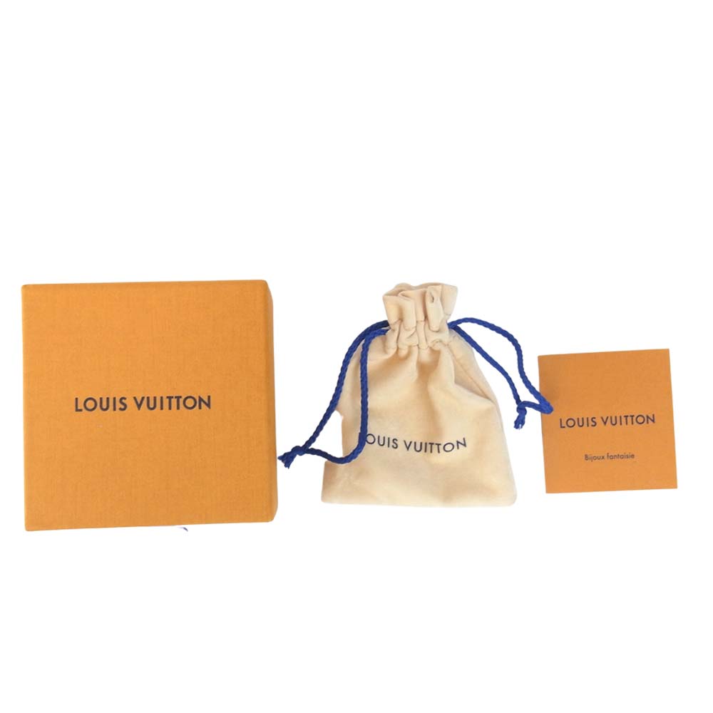 LOUIS VUITTON ルイ・ヴィトン M00210 ナノグラム リング ゴールド系 10号程度【中古】
