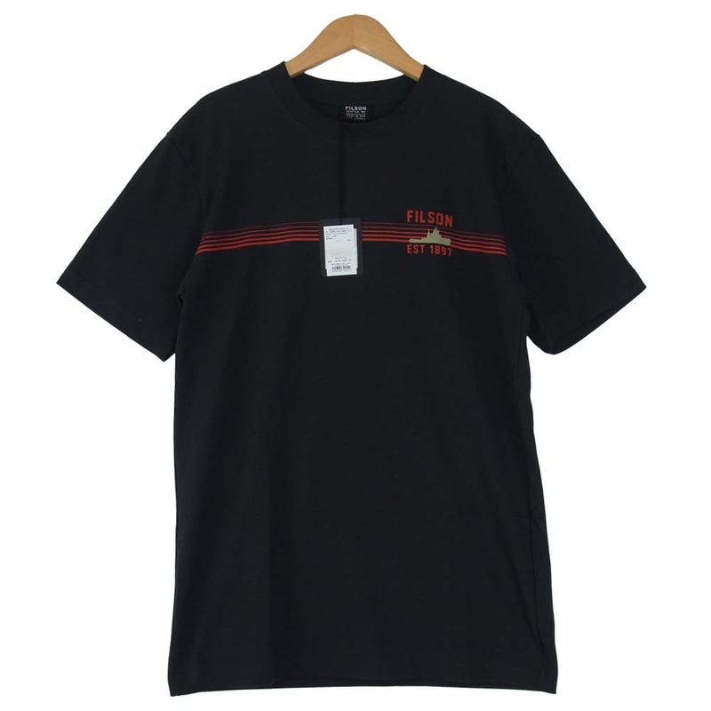 FILSON フィルソン OUTFITTER GRAHIC T-SH グラフィック Tシャツ ブラック系 XS【新古品】【未使用】【中古】