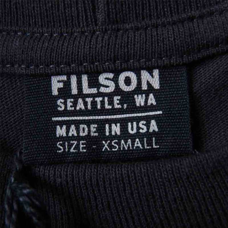 FILSON フィルソン OUTFITTER GRAHIC T-SH グラフィック Tシャツ ブラック系 XS【新古品】【未使用】【中古】