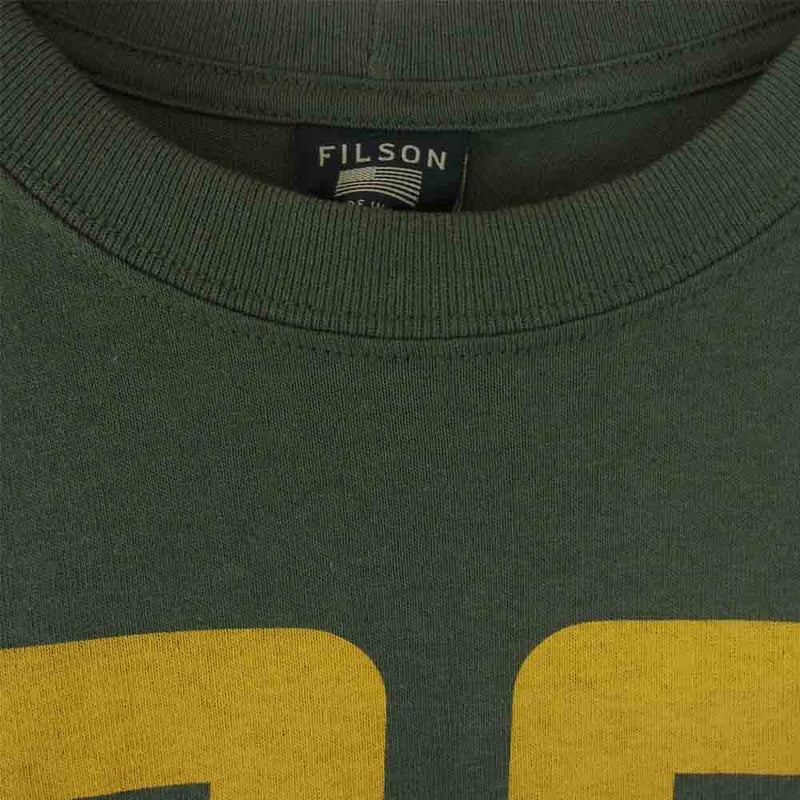 FILSON フィルソン PIONEER GRAPHIC T-SH グラフィック Tシャツ カーキ系 S【新古品】【未使用】【中古】