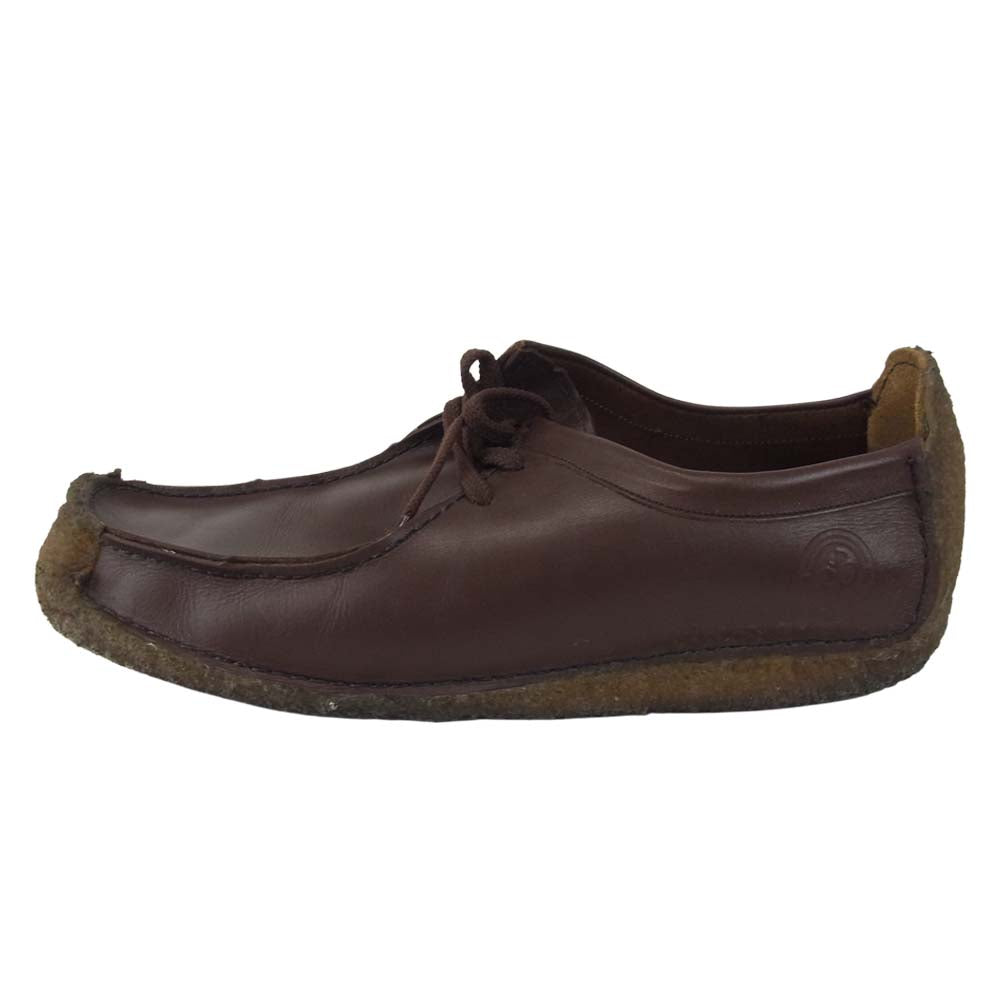 エルランディア by パドモアアンドバーンズ Padmore&Barnes モカシン レザー ワラビー シューズ ブラウン系 8.5【中古】