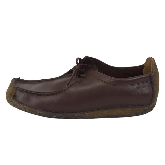 エルランディア by パドモアアンドバーンズ Padmore&Barnes モカシン レザー ワラビー シューズ ブラウン系 8.5【中古】