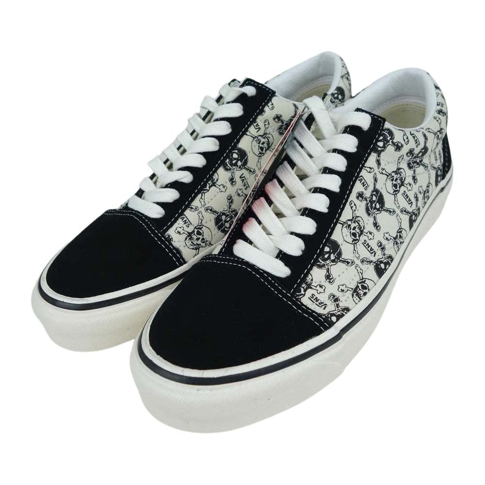 VANS バンズ OLD SKOOL 36 DX SKULLS オールドスクール スカル ブラック系 ホワイト系 26.5cm【新古品】【未使用】【中古】