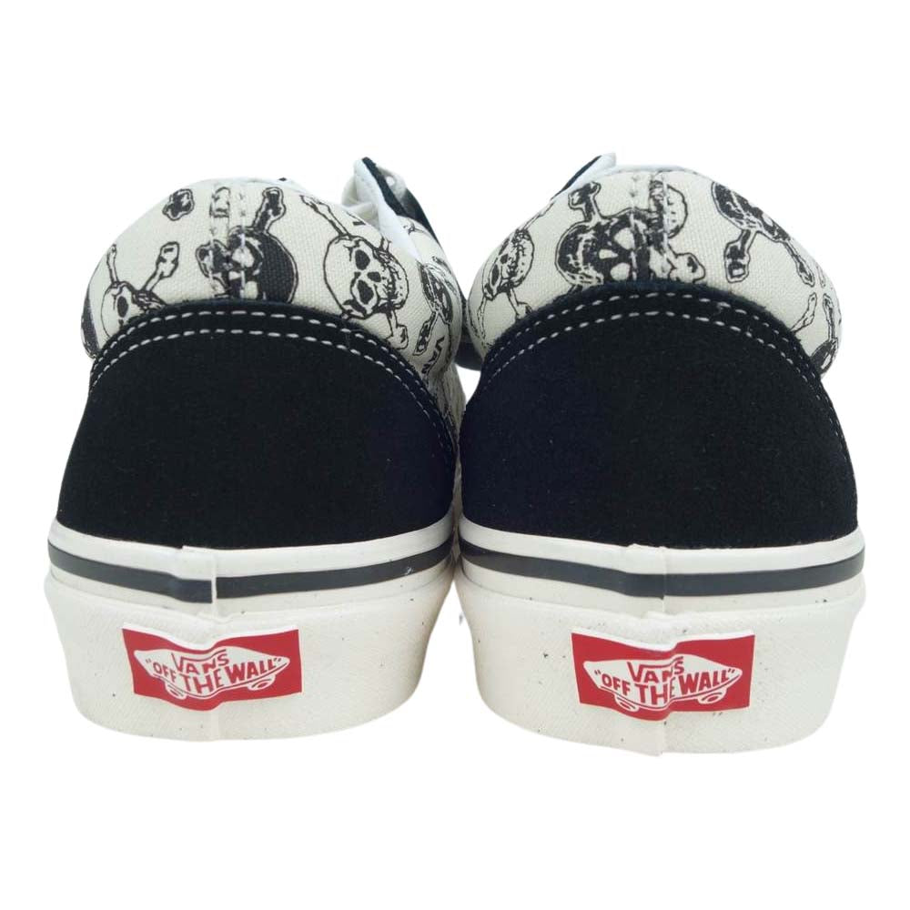 VANS バンズ OLD SKOOL 36 DX SKULLS オールドスクール スカル ブラック系 ホワイト系 26.5cm【新古品】【未使用】【中古】