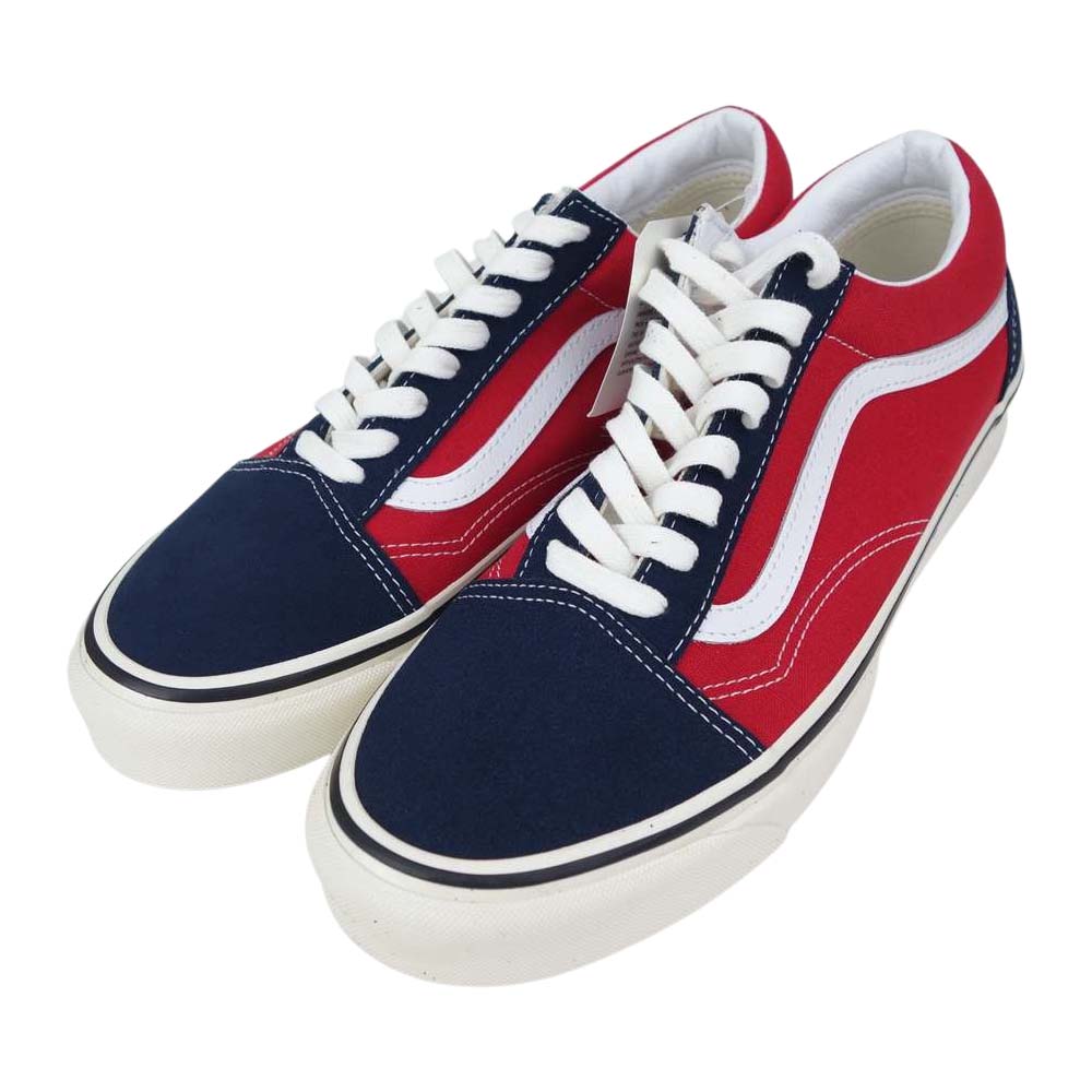 VANS バンズ OLD SKOOL 36 DX オールドスクール レッド系 ネイビー系 27.5cm【新古品】【未使用】【中古】