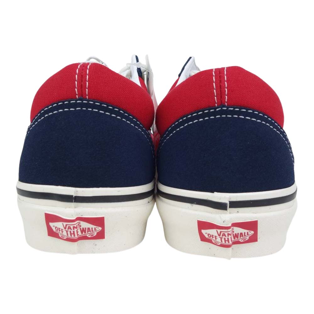 VANS バンズ OLD SKOOL 36 DX オールドスクール レッド系 ネイビー系 27.5cm【新古品】【未使用】【中古】