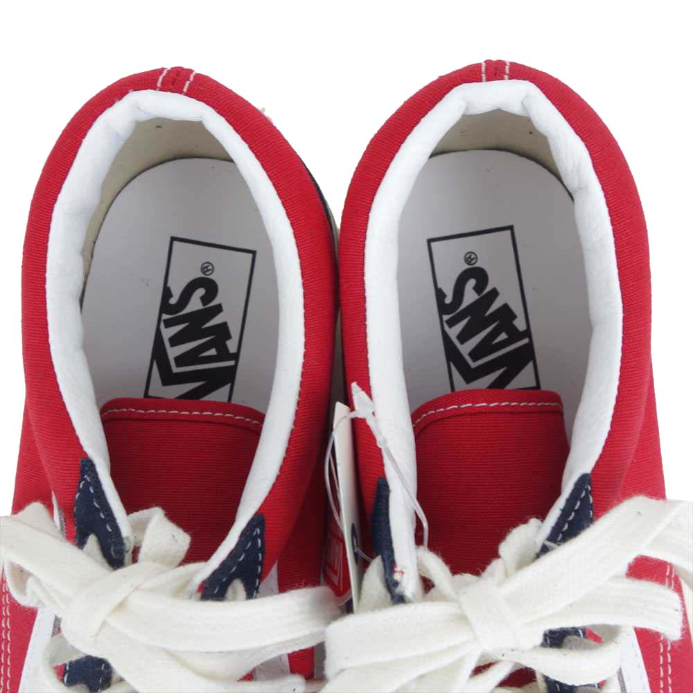 VANS バンズ OLD SKOOL 36 DX オールドスクール レッド系 ネイビー系 27.5cm【新古品】【未使用】【中古】