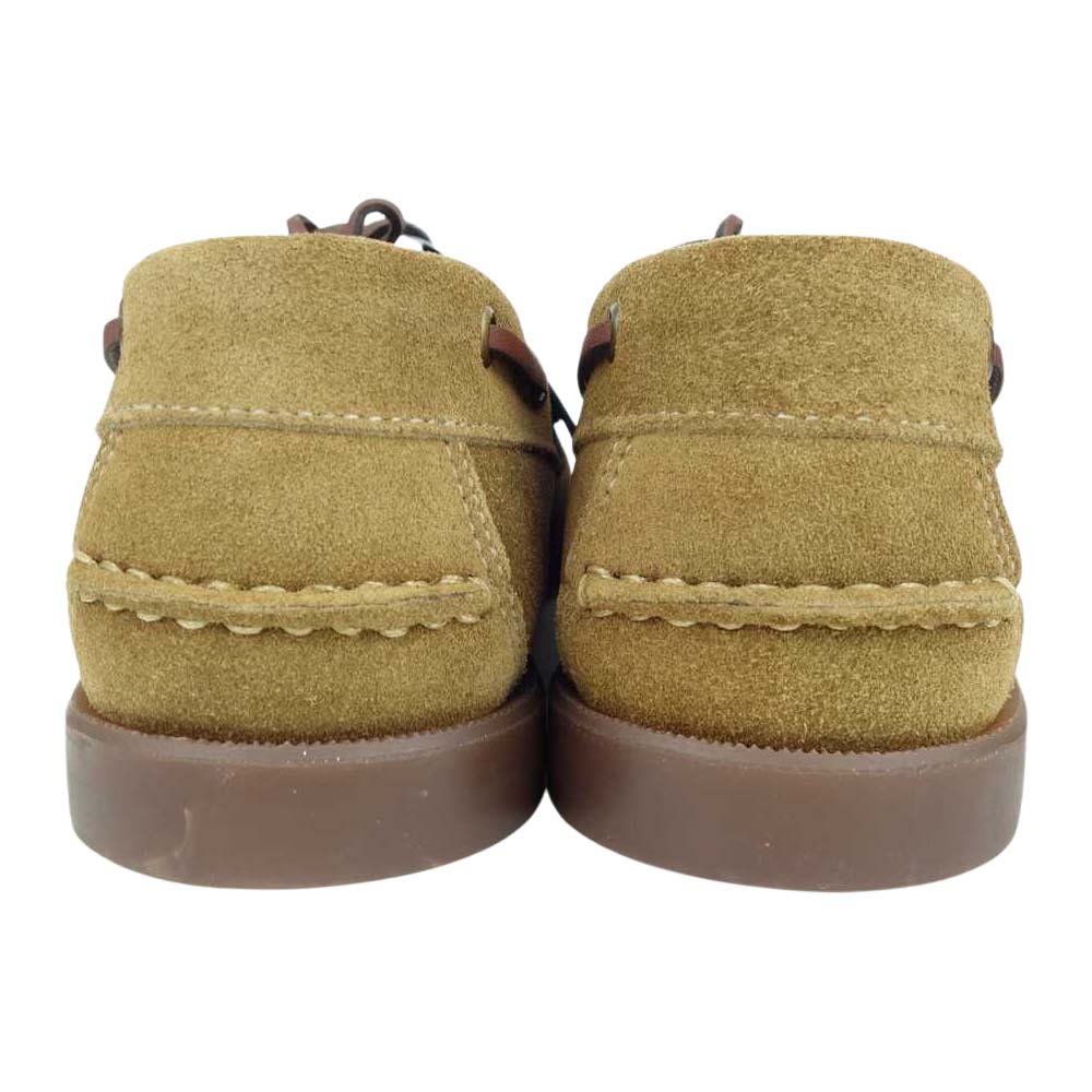 Paraboot パラブーツ 780525 BARTH MARINE バース マリン スエード レザー モカシン デッキ シューズ ライトブラウン系 8【新古品】【未使用】【中古】