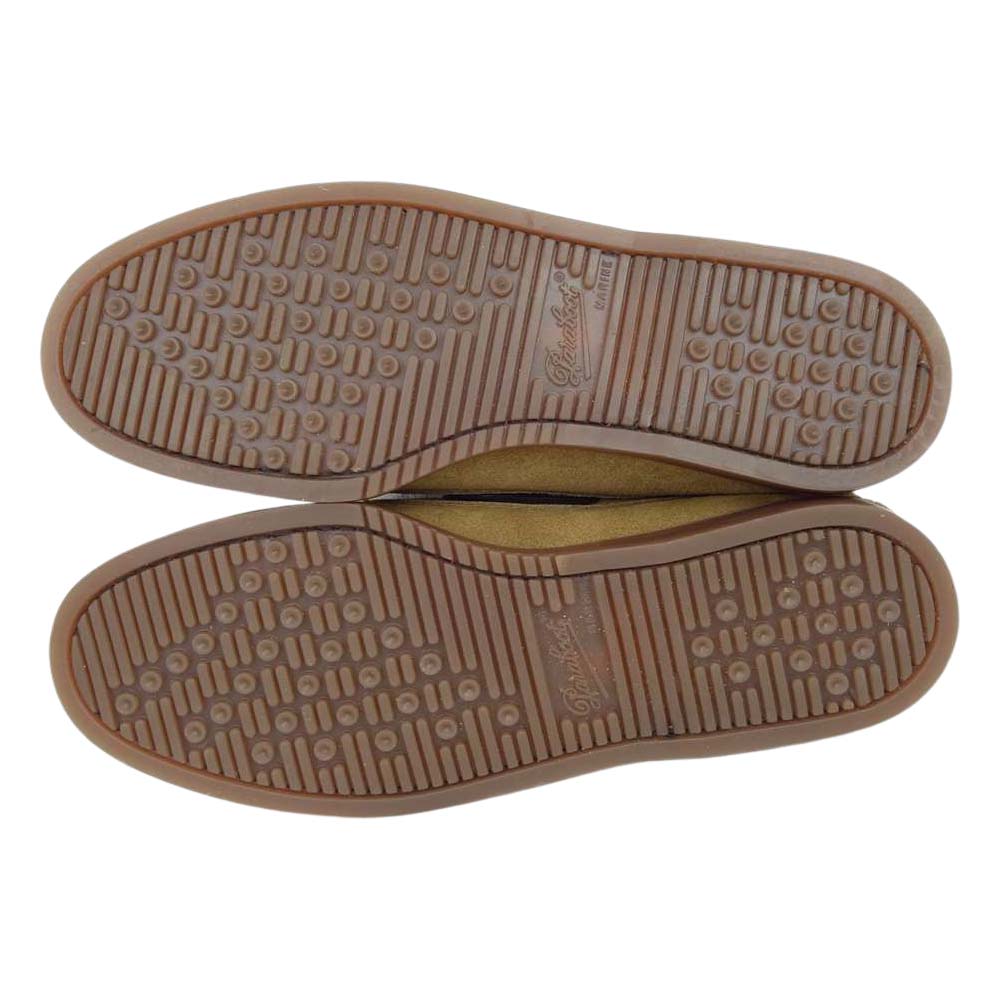 Paraboot パラブーツ 780525 BARTH MARINE バース マリン スエード レザー モカシン デッキ シューズ ライトブラウン系 8【新古品】【未使用】【中古】