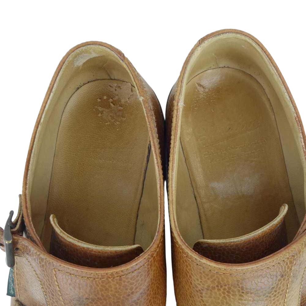 Paraboot パラブーツ WILLIAM MARCHE Ⅱ ダブルモンク ストラップ シューズ ブラウン系 8【中古】