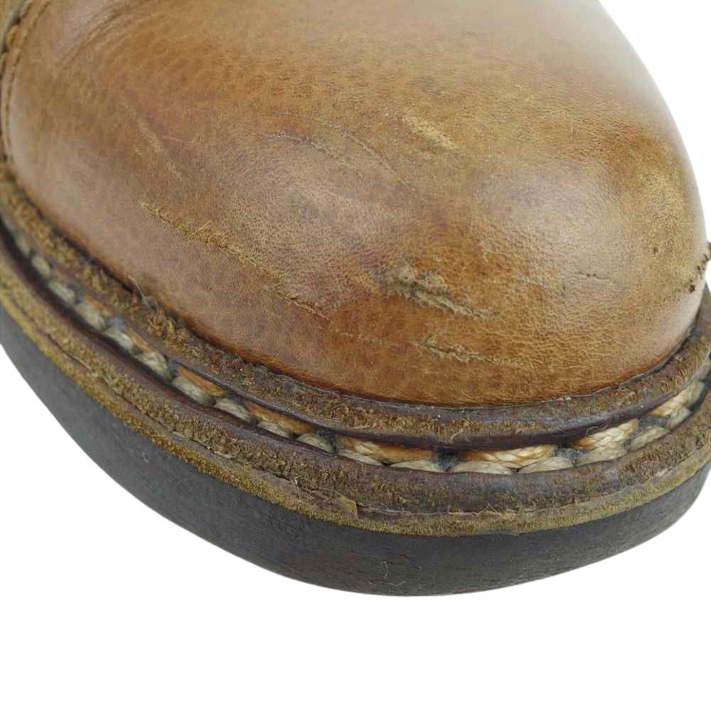 Paraboot パラブーツ WILLIAM MARCHE Ⅱ ダブルモンク ストラップ シューズ ブラウン系 8【中古】