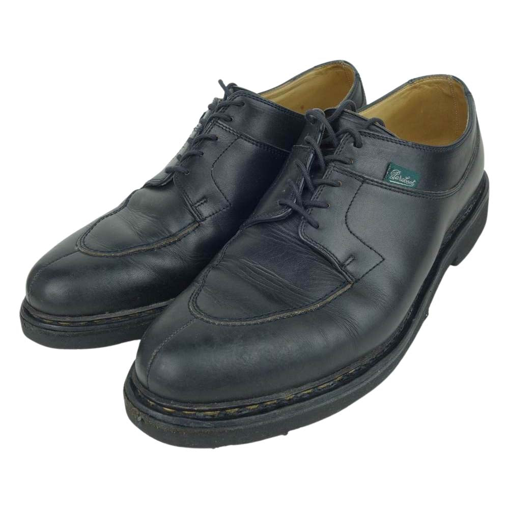 Paraboot パラブーツ AVIGNON GRIFF II LIS NOIR アヴィニオン グリフ Uチップ レザー シューズ ブラック系 8【中古】