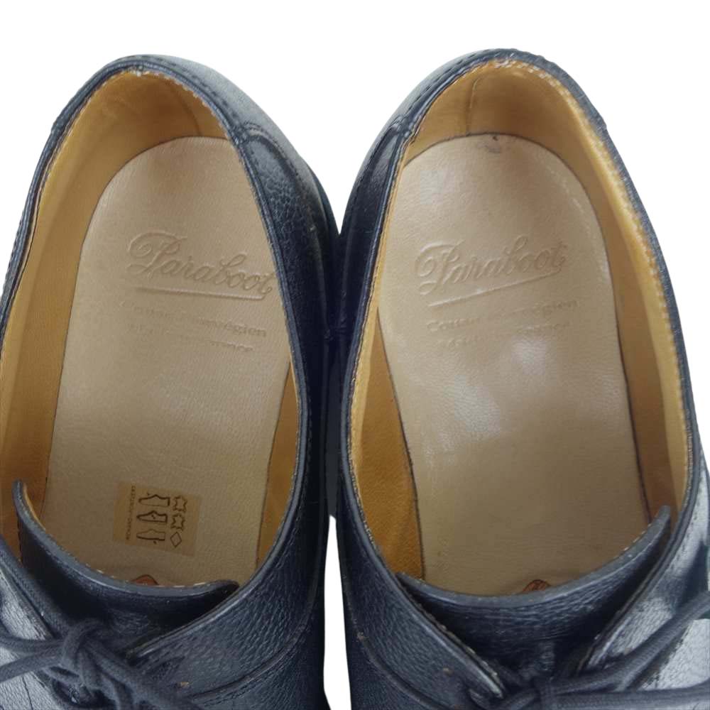 Paraboot パラブーツ AVIGNON GRIFF II アヴィニオン グリフ Uチップ レザー シューズ ブラック系 8【中古】