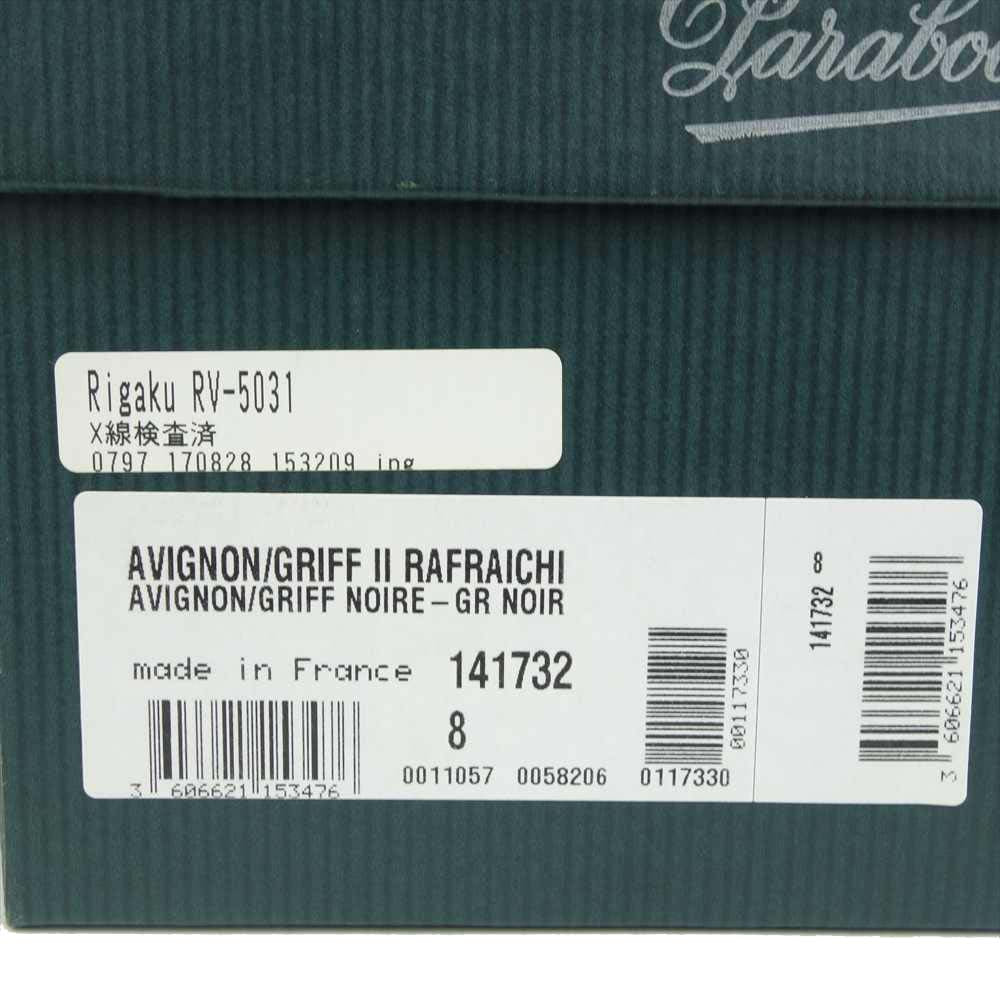 Paraboot パラブーツ AVIGNON GRIFF II アヴィニオン グリフ Uチップ レザー シューズ ブラック系 8【中古】