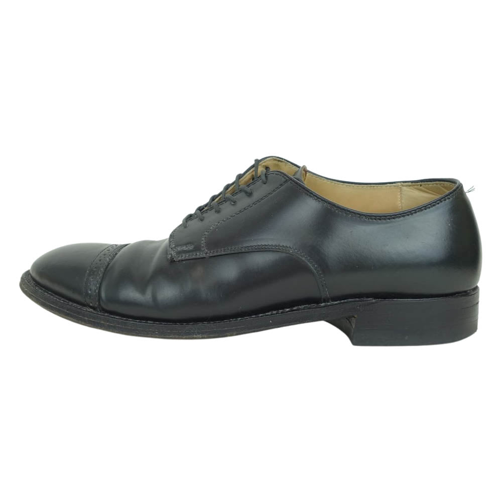 ALDEN オールデン 56251 コードバン パンチドキャップトゥ モディファイドラスト レザー シューズ ブラック系 9.5【中古】
