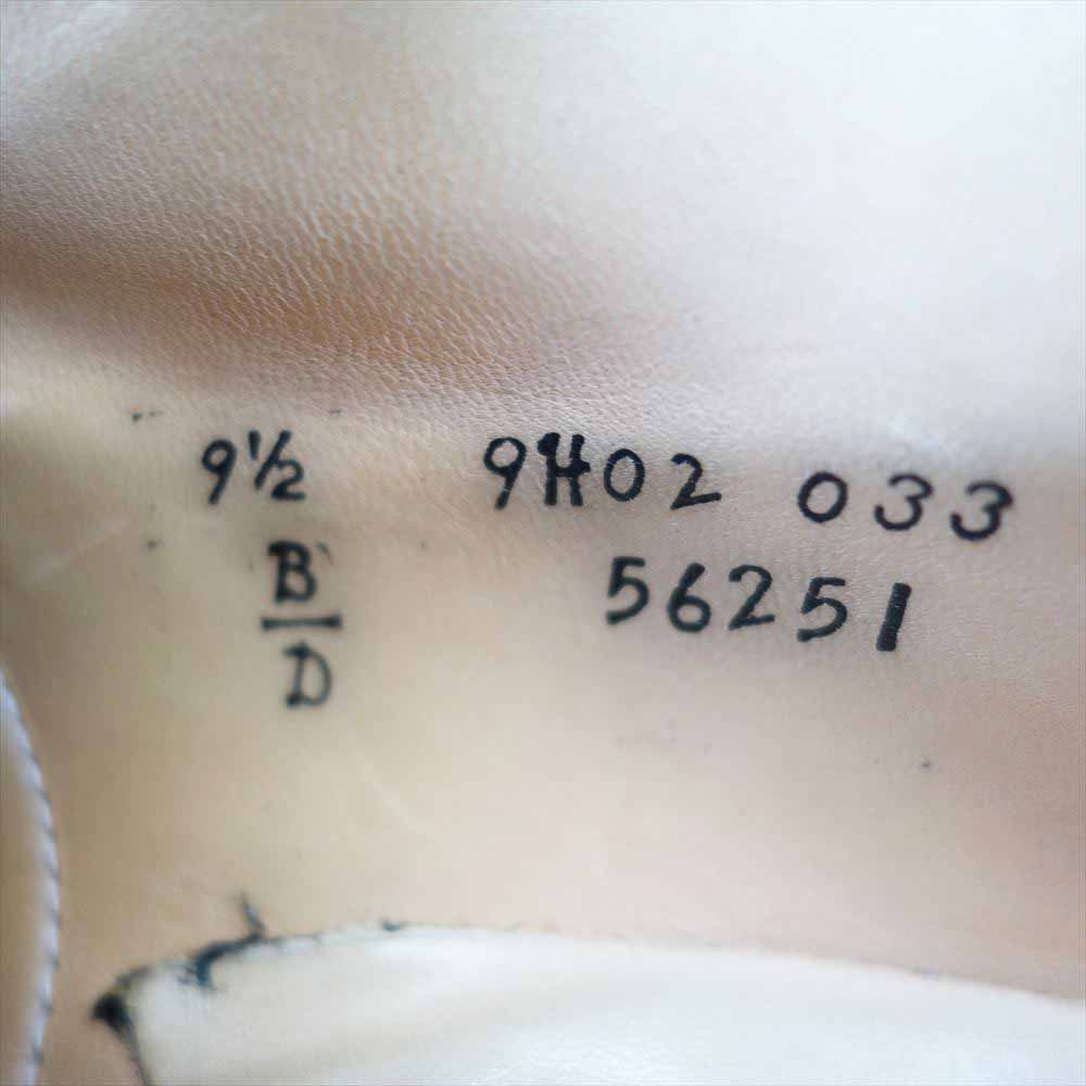 ALDEN オールデン 56251 コードバン パンチドキャップトゥ モディファイドラスト レザー シューズ ブラック系 9.5【中古】