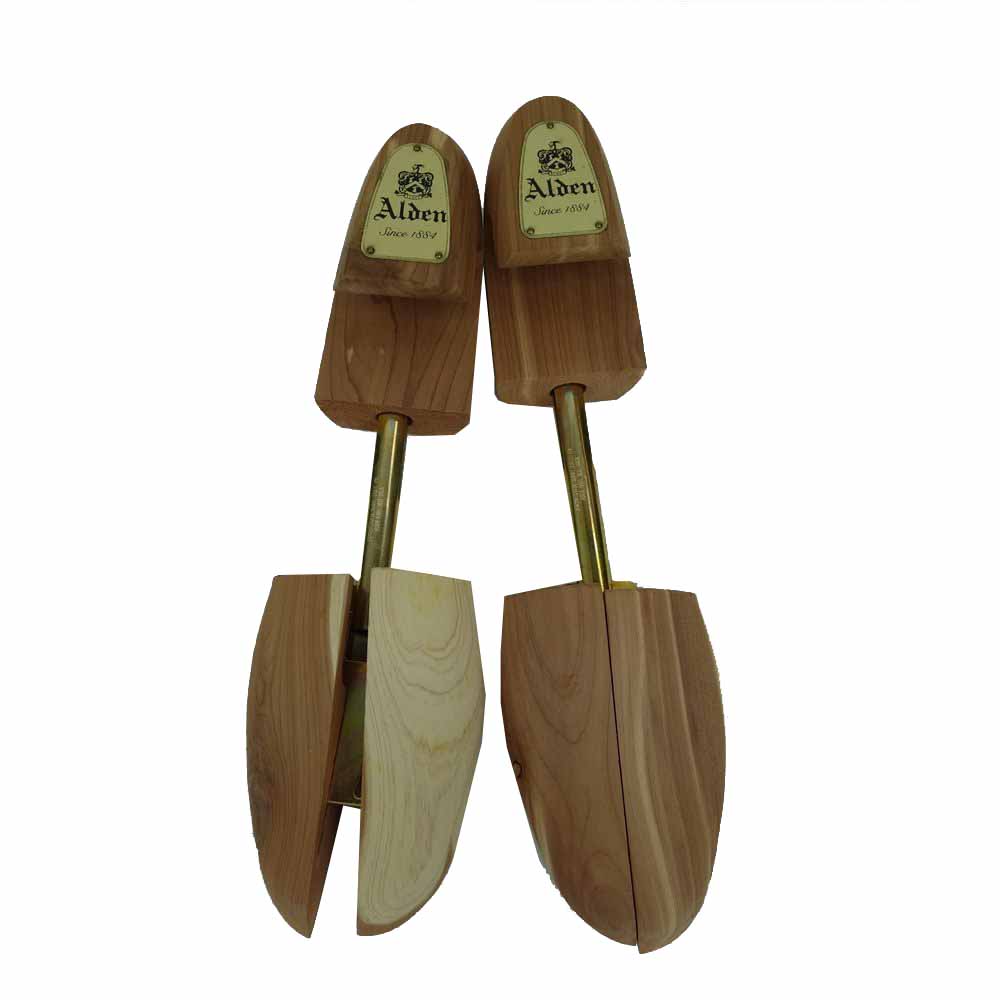 ALDEN オールデン 56251 コードバン パンチドキャップトゥ モディファイドラスト レザー シューズ ブラック系 9.5【中古】