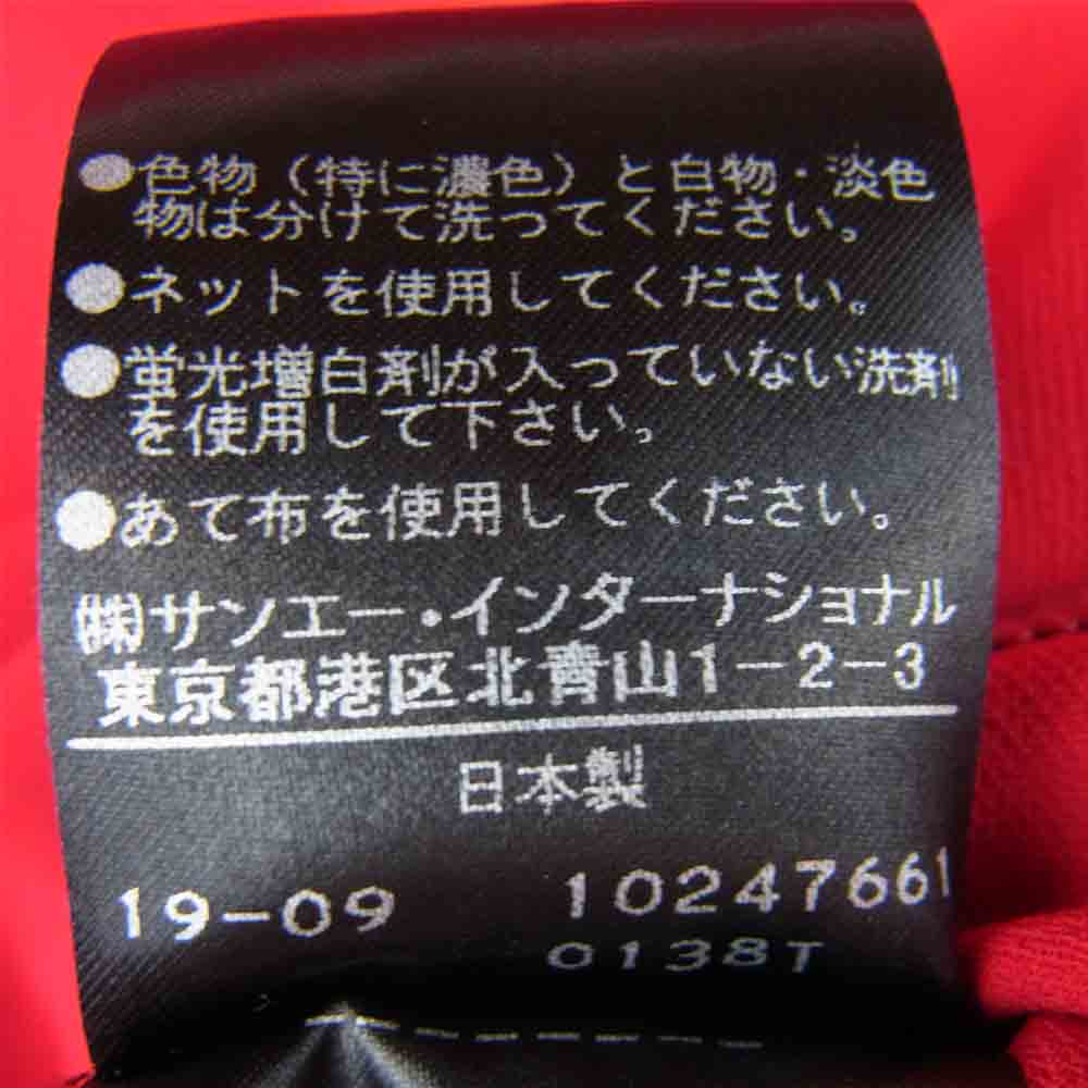 ADORE アドーア 531-9210110 ミドル ジョーゼット アシンメトリー ヘム ブラウス 日本製 レッド系 38【中古】