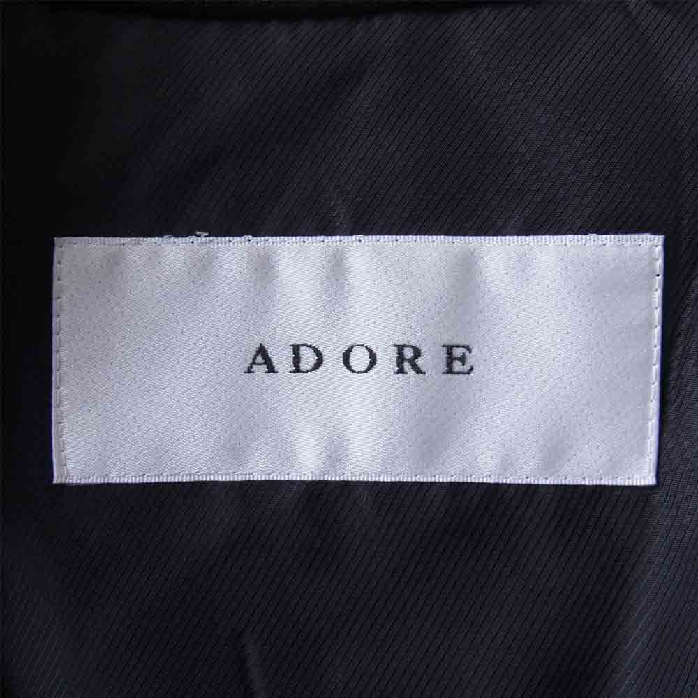 ADORE アドーア 531-8252102 サンドロ リバー テーラード コート ブラック系 38【中古】