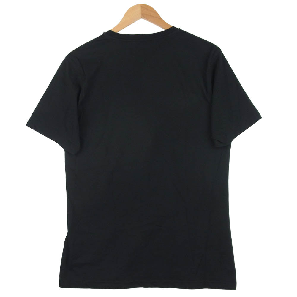 ハイドロゲン スカル 胸プリント 半袖 Tシャツ コットン ブラック系 M【中古】