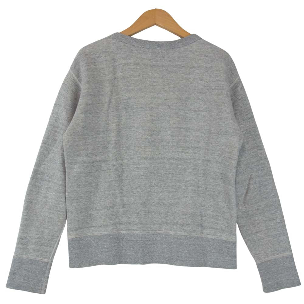 The REAL McCOY'S ザリアルマッコイズ 前V 汗止め NAVY プリント  グレー系 S【中古】