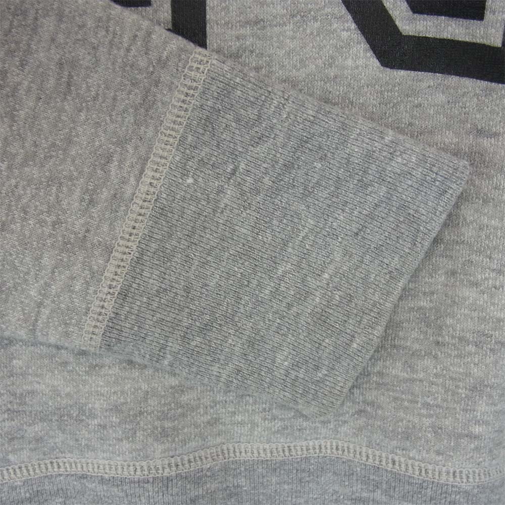 The REAL McCOY'S ザリアルマッコイズ 前V 汗止め NAVY プリント  グレー系 S【中古】