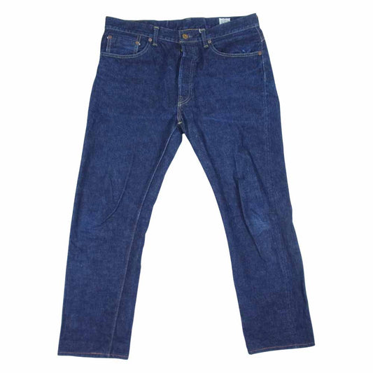 orSlow オアスロウ OR-01-1030-81 オリジナル フラップポケット 5P ボタンフライ セルビッチ テーパード デニムパンツ インディゴブルー系 L【中古】