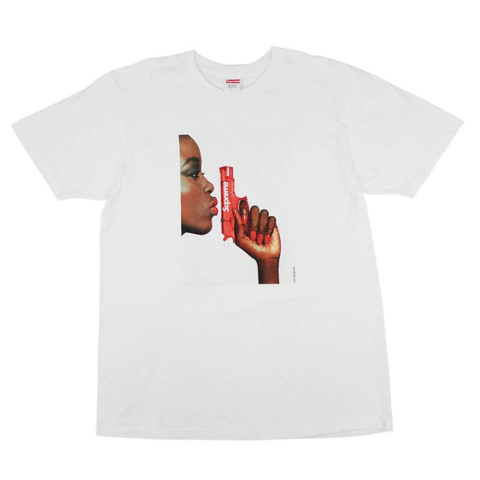 Supreme シュプリーム 21SS Water Pistol Tee ウォーター ピストル ホワイト系 L【中古】
