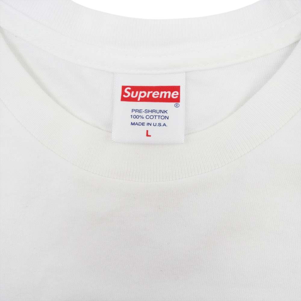 Supreme シュプリーム 21SS Water Pistol Tee ウォーター ピストル ホワイト系 L【中古】