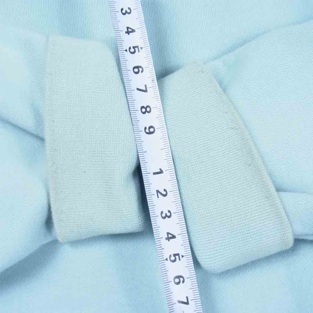 FEAR OF GOD フィアオブゴッド ESSENTIALS エッセンシャルズ バックロゴ プリント パーカー ライトグリーン系 L【中古】