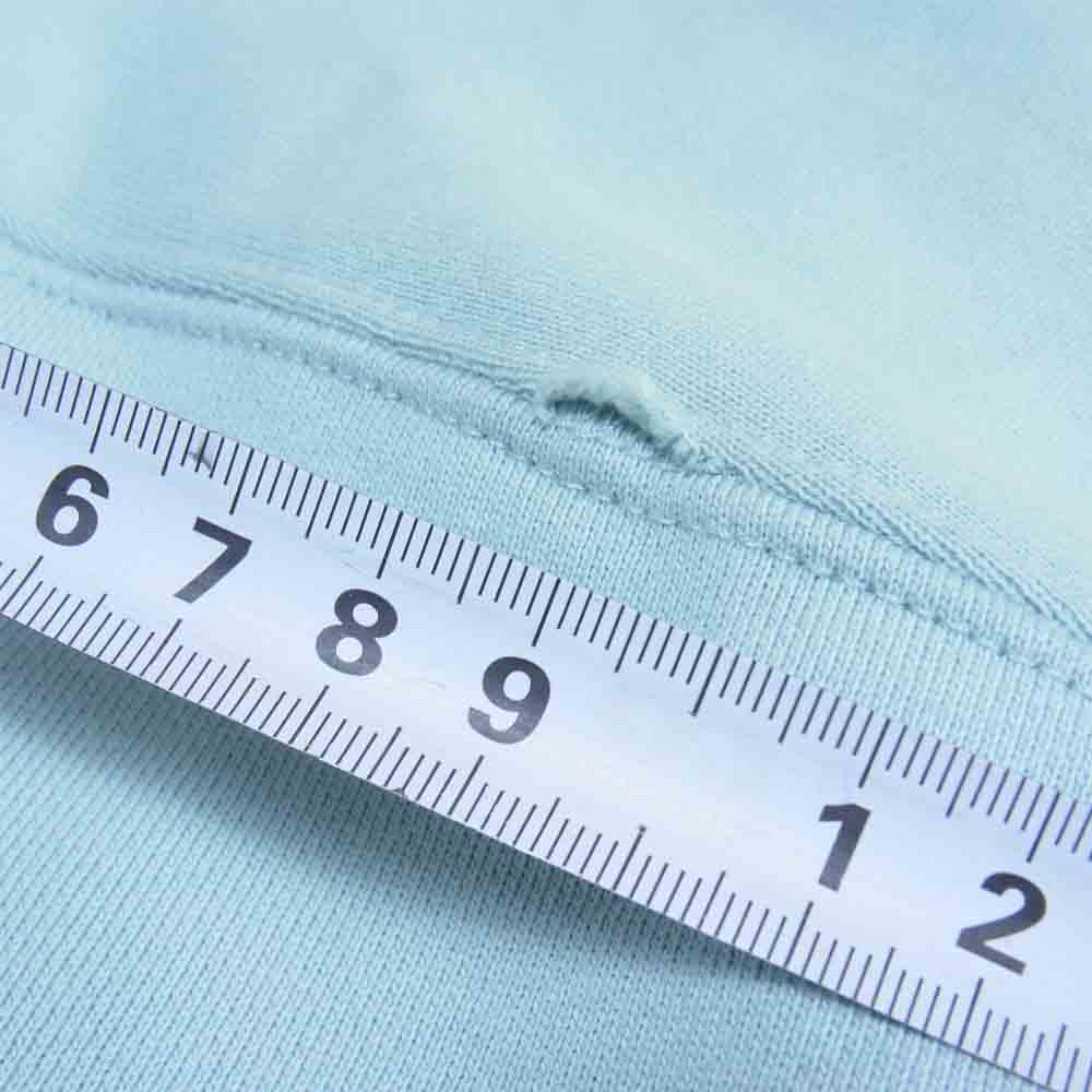 FEAR OF GOD フィアオブゴッド ESSENTIALS エッセンシャルズ バックロゴ プリント パーカー ライトグリーン系 L【中古】