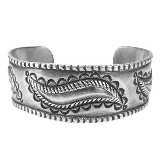 PERRY SHORTY ペリーショーティー Coin Silver コインシルバー 刻印 Navajo ナバホ族 シルバー系【中古】