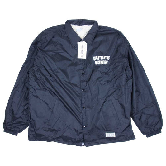 WACKO MARIA ワコマリア 21AW 21FWE-WMO-BL04 BOA COACH JACKET ボア コーチ ブラック系 XL【新古品】【未使用】【中古】