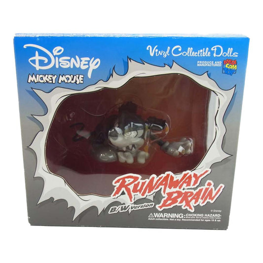 MEDICOM TOY メディコムトイ 未使用品 RUNAWAY BRAiN VCD 狂乱ミッキー BW version【極上美品】【中古】