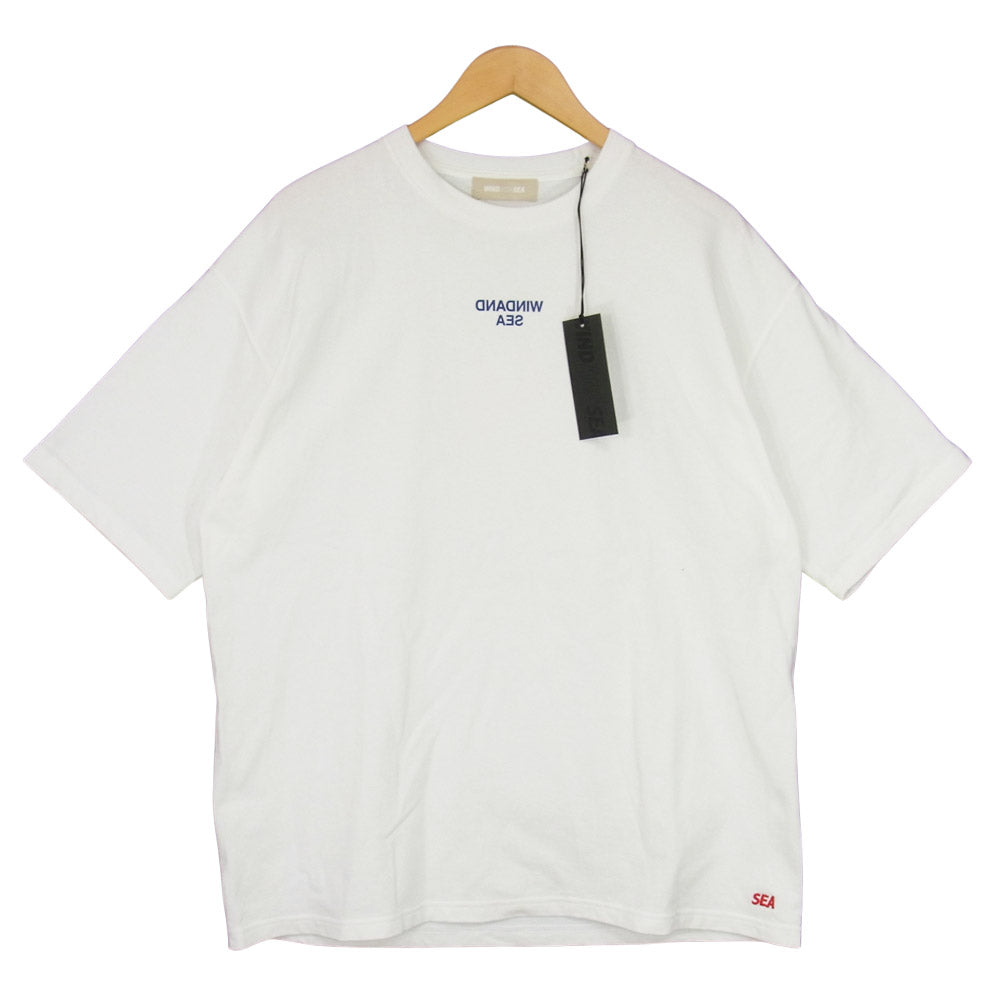WIND AND SEA ウィンダンシー WDS-CS-279 A32 TRIANGLE ROCKET S/S Cut-Sewn ロケット ショートスリーブ カットソー ホワイト系 L【美品】【中古】