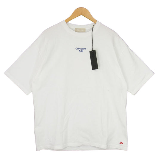 WIND AND SEA ウィンダンシー WDS-CS-279 A32 TRIANGLE ROCKET S/S Cut-Sewn ロケット ショートスリーブ カットソー ホワイト系 L【美品】【中古】