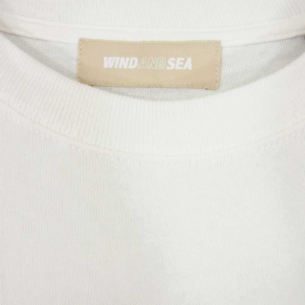WIND AND SEA ウィンダンシー WDS-CS-279 A32 TRIANGLE ROCKET S/S Cut-Sewn ロケット ショートスリーブ カットソー ホワイト系 L【美品】【中古】