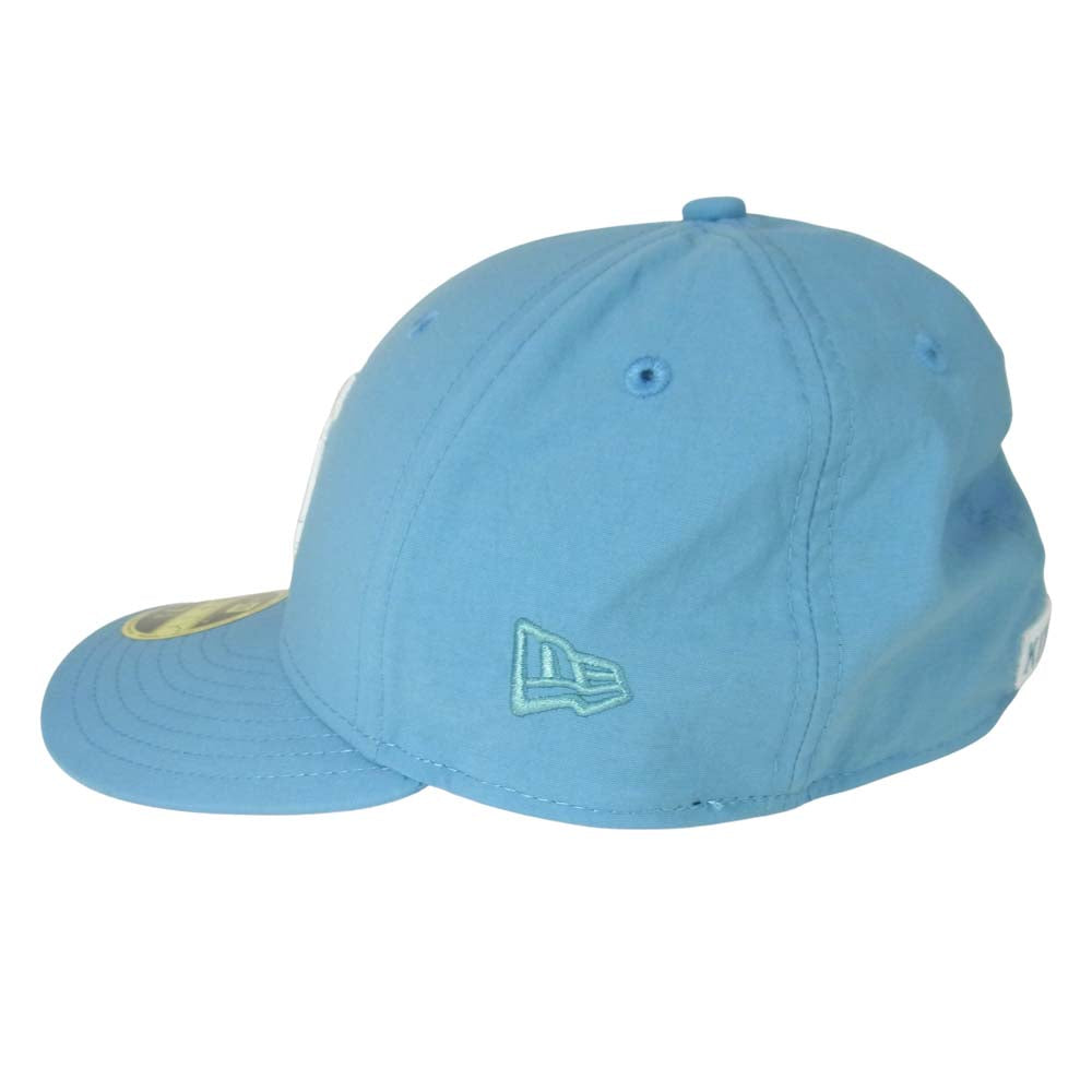 NEW ERA ニューエラ KITH Newyork Yankees Nylon Cap キス ニューヨークヤンキース ナイロン キャップ ライトブルー系 7 3/8【中古】