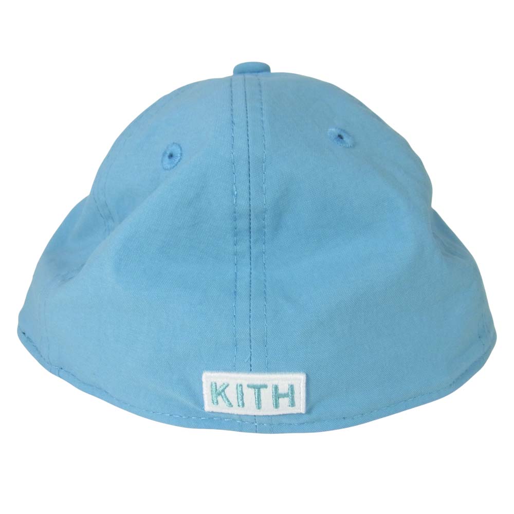 NEW ERA ニューエラ KITH Newyork Yankees Nylon Cap キス ニューヨークヤンキース ナイロン キャップ ライトブルー系 7 3/8【中古】