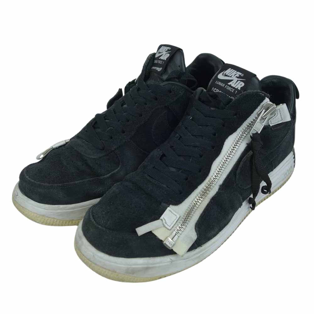 NIKE ナイキ 698699-001 ACRONYM LUNAR FORCE 1 SP アクロニウム ルナ フォース ワン ブラック系 27.5cm【中古】